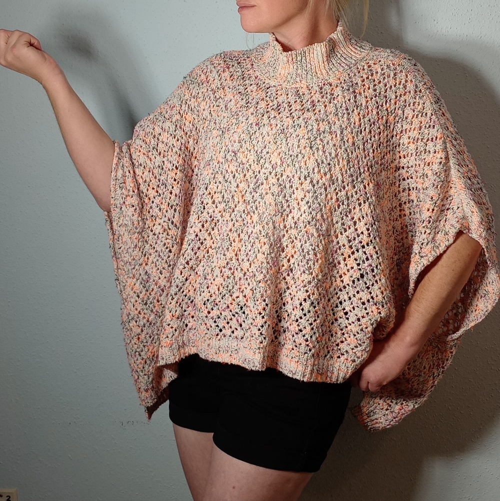 Anthropologie Multicolor Oversized Sweater